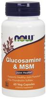 NOW Foods gliukozaminas ir MSM – 60 kapsulių