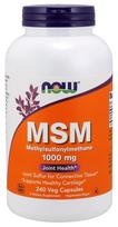 NOW Foods MSM metilsulfonilmetanas, 1000 mg - 240 kapsulių
