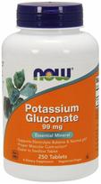 NOW Foods kalio gliukonatas, 99 mg – 250 tablečių