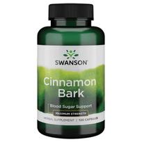 Swanson cinamono žievės ekstraktas, maksimalaus stiprumo – 120 kapsulių