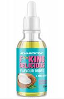 Allnutrition Fitking gardūs skonio lašai, kokosų – 50 ml.