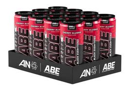 Applied Nutrition ABE Energy + Performance skardinės, vyšnių skonio gėrimas – 12 x 330 ml.