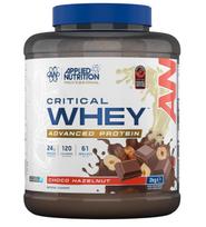 Applied Nutrition Critical Whey, šokolado ir lazdyno riešutų skonio – 2000 g
