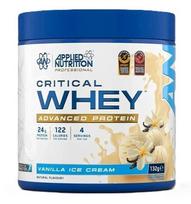 Applied Nutrition Critical Whey, vaniliniai ledai – 132 g (4 porcijos)