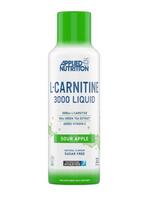Applied Nutrition L - karnitino skystis 3000, rūgštaus obuolio skonio – 480 ml.