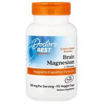 Doctor's Best smegenų magnis su Magteinu, 150 mg – 90 kapsulių