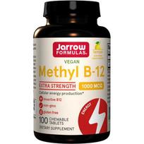 Jarrow Formulas Methyl B - 12, 1000mcg (citrina) - 100 kramtomųjų tablečių