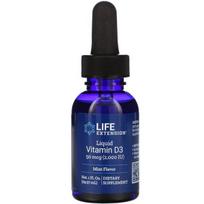 Life Extension Skystas vitaminas D3 trukmei pratęsti, 50 mcg (mėtos) – 29 ml.