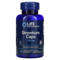 Life Extension stroncio kapsulės, 750 mg - 90 kapsulių