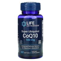 Life Extension Super Ubichinol CoQ10, 100 mg – 60 kapsulių