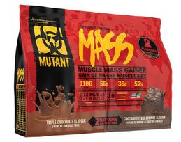 Mutant Mutant Mass 2 skoniai, trigubo šokolado ir šokoladinio fudžo pyragėlis - 2720 g