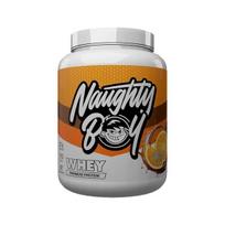 Naughty Boy Advanced Whey išrūgų baltymai, šokolado ir apelsinų skonio – 2010 g