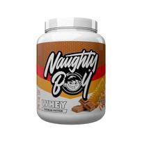 Naughty Boy Advanced Whey išrūgų baltymų milteliai, pieniško šokolado ir karamelės sausainiai – 2010 g