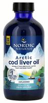 Nordic Naturals arktinių menkių kepenų aliejus, be skonio – 237 ml.