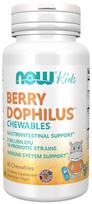 NOW Foods BerryDophilus Kids kramtomosios tabletės – 60 kramtomųjų tablečių