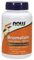 NOW Foods bromelainas, 500 mg – 120 kapsulių