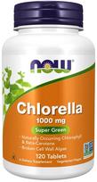 NOW Foods chlorella, 1000 mg – 120 tablečių