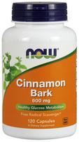 NOW Foods cinamono žievė, 600 mg – 120 kapsulių