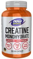NOW Foods kreatino monohidratas, 750 mg - 240 kapsulių