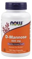 NOW Foods D - manozė, 500 mg – 240 kapsulių