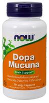 NOW Foods DOPA Mucuna – 90 kapsulių