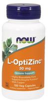 NOW Foods L - OptiZinc, 30 mg – 100 kapsulių