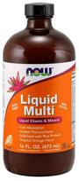 NOW Foods skystas multivitaminas su miško uogomis (be geležies) – 473 ml.