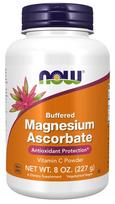 NOW Foods magnio askorbatas, buferiniai milteliai – 227 g