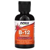NOW Foods skystas vitamino B kompleksas – 59 ml.