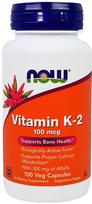 NOW Foods vitaminas K - 2, 100 mcg – 100 kapsulių