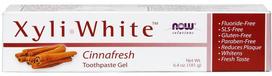 NOW Foods XyliWhite, Cinnafresh dantų pastos gelis - 181 g