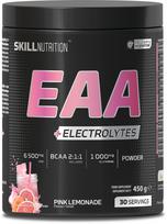 Skill Nutrition EAA + elektrolitai, rausvasis limonadas - 450 g