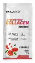 Skill Nutrition hidrolizuotas I ir III tipo kolagenas, greipfrutų skonio – 22 g (1 porcija)