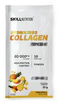 Skill Nutrition hidrolizuotas I ir III tipo kolagenas, ananasų skonio – 22 g (1 porcija)