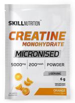 Skill Nutrition mikronizuotas kreatino monohidratas, apelsinų skonio – 6 g (1 porcija)
