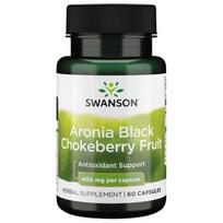 Swanson Aronia juodųjų aronijų vaisių skonio, 400 mg – 60 kapsulių