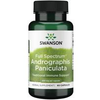 Swanson pilno spektro andrographis paniculata, 400 mg – 60 kapsulių