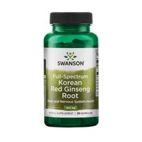 Swanson pilno spektro korėjietiško raudonojo ženšenio šaknis, 400 mg – 90 kapsulių