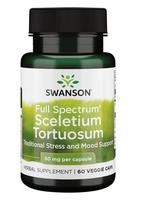 Swanson plataus spektro Sceletium Tortuosum, 50 mg – 60 kapsulių