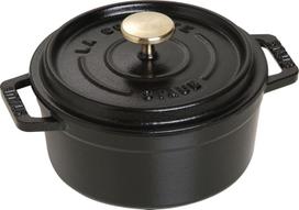 Emaliuotas ketaus puodas Staub La Cocotte 40509-471-0, 12 cm, 0.4 l, juoda sp.