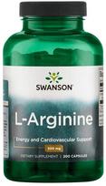 Swanson L - argininas, 500 mg – 200 kapsulių
