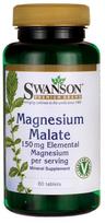 Swanson magnio malatas, 150 mg elementinio magnio – 60 tablečių
