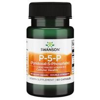 Swanson P - 5 - P (piridoksal - 5 - fosfatas) koenzimuotas vitaminas B6, 40 mg – 60 kapsulių