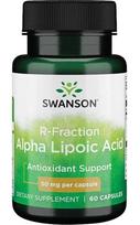 Swanson R - frakcija alfa lipoinė rūgštis, 50 mg – 60 kapsulių