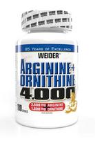Weider argininas + ornitinas 4000 - 180 kaps