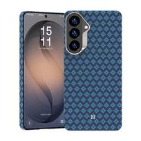 Benks Magnetic Armor Air Armor Grid Kevlar Dėklas Metal Frame 600D (A049) for Samsung Galaxy S26 Plus mėlynas