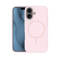 Silikoninis Thin Mag dėklas for iPhone 16 Pro Max 6,9" šviesiai rožinis