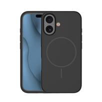 Silicone Thin Mag dėklas iPhone 16 Pro Max 6,9" juodas