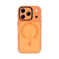 Benks Magnetic Lucid Armor dėklas (C069) iPhone 17 Pro oranžinis (Camera Control mygtukas)