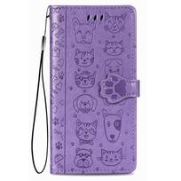 Dėklas Cat-Dog Samsung A155 A15 4G/A156 A15 5G violetinis